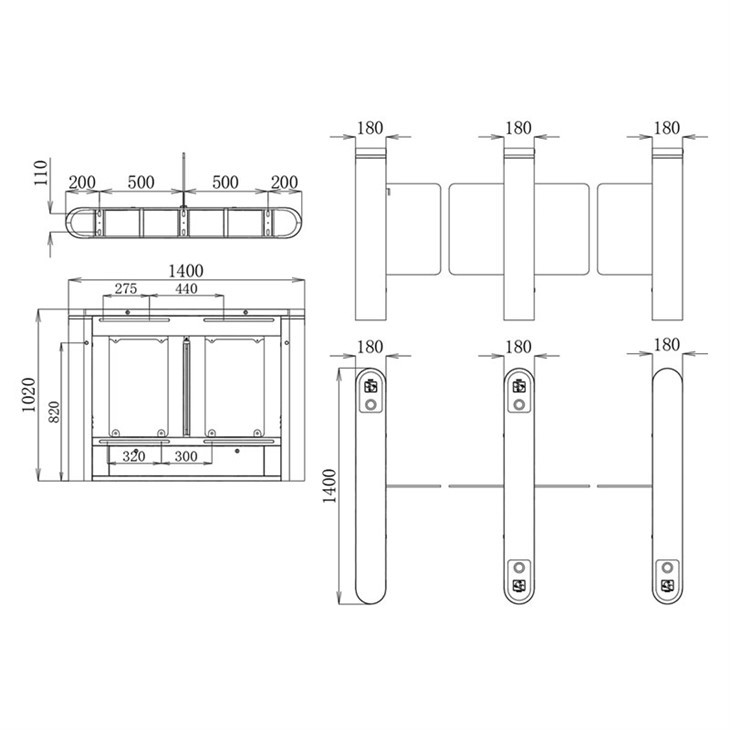 speed gate turnstile